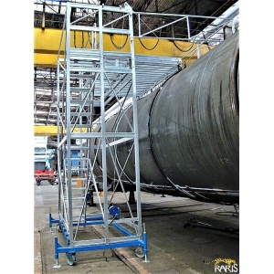 Platforma RARIS, mobila, rabatabila, in consola, din aluminiu si otel, tip PCMC - Img 4
