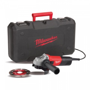 Polizor unghiular 800 W Milwaukee AG 800-115 E D-SET, alimentare Retea 220-240 V