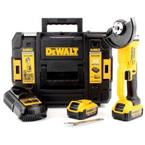 Polizor unghiular DeWalt DCG412M2, 125 mm, 2 acumulatori XR Li-Ion 18V/4.0Ah, incarcator, valiza de transport - Img 5