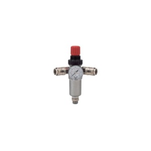 Regulator de presiune cu manometru, robinet, cuple rapide Omg 630R_1/2, filet exterior 1/2"