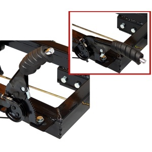Remorca 600kg motocultor ProGARDEN Campo RM600C 1 osie, prindere bolt, roti profil rutier 5.00-12 - Img 3