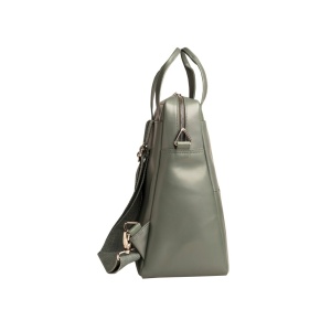 Rucsac din piele laptop 14" Exactive Lady Exacompta 17236E, gri - Img 4