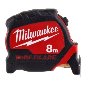 Ruletă Premium cu bandă lată Milwaukee 8 m - Img 3