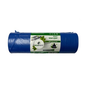 Saci menaj 120 L (70 x 110) 30 microni 10 buc/rolă LDPE - Img 1