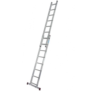 Scara culisanta din aluminiu Corda, 2x8 trepte - Img 1