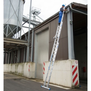 Scara multifunctionala din aluminiu Stabilo, 3x10 trepte, cu functie de egalizare - Img 8