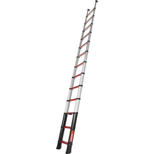 Scara telescopica pentru pompieri si salvare, Telesteps, Rescue Line, rosie, 4.1m, EN1147, 13 trepte, sarcina maxima 500kg - Img 1