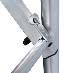Schela Protec 0,6 x 2m, aluminiu, inaltime lucru 7.3m, inaltime schela 6.45m, inaltime platforma 5.3m (0+2+3+4+(2*Stabilizatoare)) - Img 4