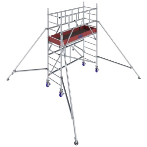 Schela Protec XS1000, 0,6 x 2m, aluminiu, inaltime lucru 3,7m - Img 3