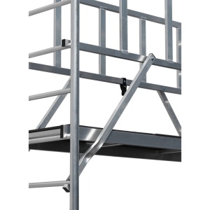 Schela Protec XS1000, 0,6 x 2m, aluminiu, inaltime lucru 4,7m - Img 6