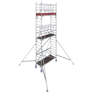 Schela Protec XS1000, 0,6 x 2m, aluminiu, inaltime lucru 6,7m - Img 3