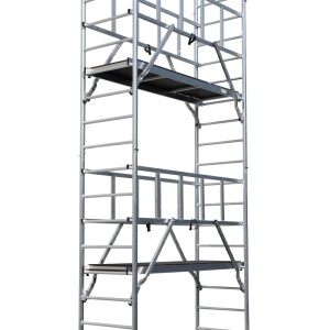 Schela Protec XXL 1,2 x 2m, aluminiu, inaltime lucru 10,3m, inaltime max. platforma 8,3m - Img 7