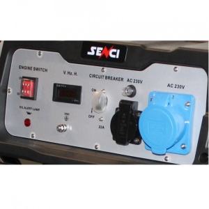 SENCI, Generator curent SC-6000, Putere max. 5.5 kW, 230V, AVR, motor benzina - Img 8