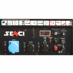 SENCI, Generator SC18000-ATS, Putere max. 17 kW, 230V, AVR, motor benzina - Img 4