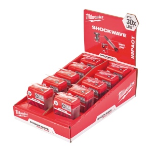 Set 10 buc cap surubelnita Torx (TX) TX 20 x 50 mm Milwaukee SHOCKWAVE - Img 3