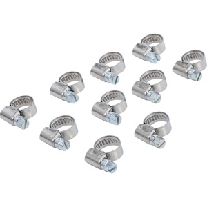Set 10 coliere INOX, pentru furtune Ø 8 - Ø 12 mm - Img 1