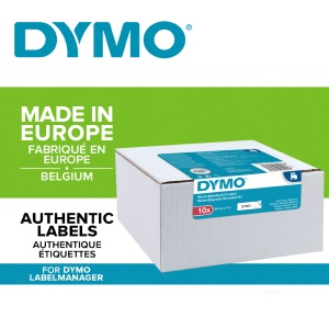 Set 10 Etichete standard 19mm x 7m negru alb DYMO LabelManager D1 S0720830 2093098 45803