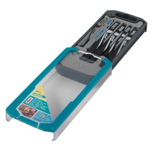Set 10 panze pentru fierastrau pendular, taiere universala Wolfcraft 8630000, prindere in T, adancime taieri: 1 - 3 / 2,5 - 4 / 20 / 30 / 50 / 65 mm - Img 1
