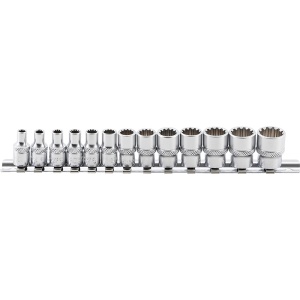 Set 13 chei tubulare "Gear Lock" 1/4", 4 - 14 mm - Img 1