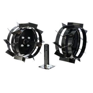 Set 2 roti metalice ProGARDEN 400x8 cu manicot 32mm - Img 2