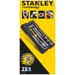 Set 23 piese insurubare Stanley STMT1-74173, antrenoare si accesorii 1/2" in modul pentru sertare - Img 2