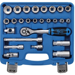 Set 27 piese chei tubulare 3/8" - Img 4