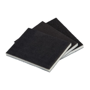 Set 3 bureti de slefuire Wolfcraft 2895000, 125x100x10 mm, granulatie 60, 120, 180 - Img 1