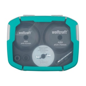Set 3 ghidaj carote pentru largire gauri Wolfcraft 5953000, Ø 35 - 70 mm - Img 2