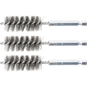 Set 3 perii rotative BGS Ø18mm, fir otel - Img 1