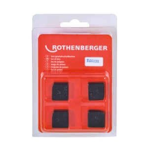 Set 4 buc fălci de tăiat filet, Rothenberger BSPT R, 1/2" - Img 2