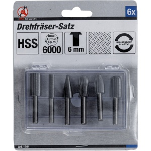 Set 6 freze HSS pentru metal / plastic - Img 3