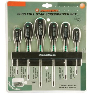 Set 6 piese Jonnesway surubelnita Torx T10-T30