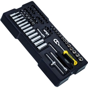 Set 60 piese insurubare Stanley STMT1-74175, antrenoare si accesorii 1/4" in modul pentru sertare - Img 1