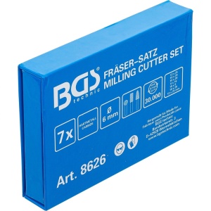 Set 7 freze HSS pentru slefuire si modelare lemn/plastic/aluminiu - Img 2