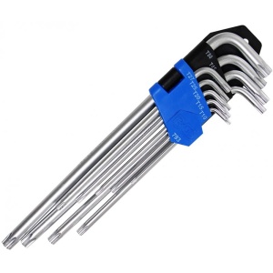 Set 9 chei Torx lungi tip L, extra lungi, T10 -T50 - Img 5