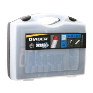Set 9 piese carote Diager cu carbura diamantata pentru placi ceramice