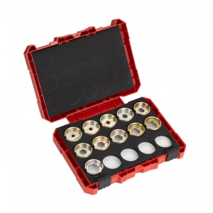Set bacuri de sertizare Milwaukee R22 Cupru 16-300 mm, pentru cabluri si conectori cupru standard, pachet 11 buc