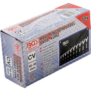 Set chei combinate scurte 10 buc. 10-19 mm, etui - Img 2