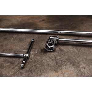 Set chei cu mâner în T și cap pivotant 8-19 mm