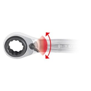 Set chei tubulare KS TOOLS perforate 1/4" + 11 mm și biți, 31 piese - Img 6