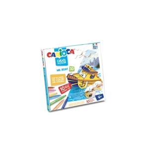 Set creativ Create & Color Mr. Boat 3D Carioca