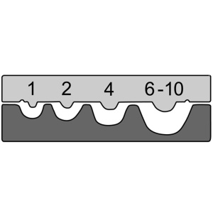Set de sertizare, cleste + 4 bacuri, HAUPA X-Crimp, 5 piese - Img 6
