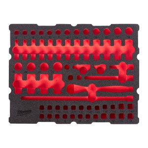 Set inserție spumă PACKOUT™ antrenor cu clichet ¼″ și chei tubulare (68 buc.)