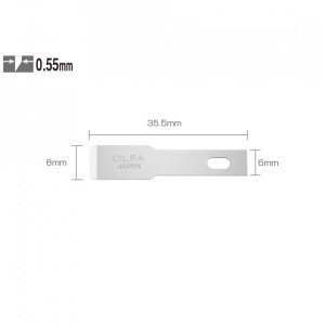 Set KB4-F/5 - lame japoneze decoratiuni, 5 bucati, Olfa - Img 1
