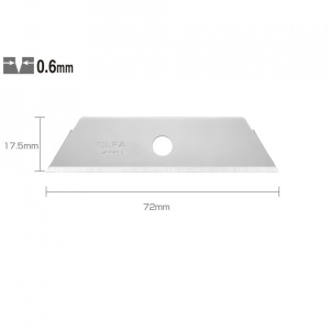 Set SKB-2/50B - lame japoneze trapezoidale, 50 bucati, Olfa - Img 1