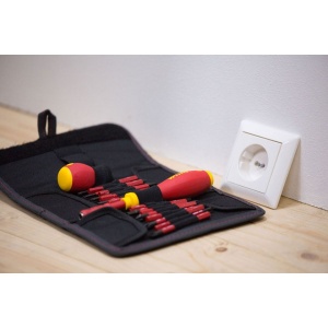 Set surubelnite si biti izolati la 1000V, WIHA slimVario, 9 piese - Img 3