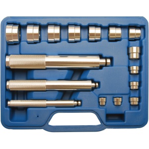 Set universal pentru montat rulmenti si bucse, 19 piese