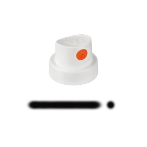 Spray cap Silent Flatcap white/orange