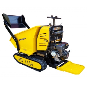 Stager RMT500SI roaba cu motor termic cu incarcator frontal 9CP, 500kg, senile - Img 2