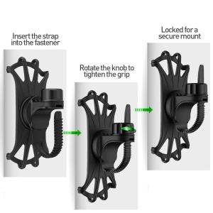 Suport detașabil Tellur de telefon 4"-6.5" pentru bicicletă BPH100, negru - Img 2